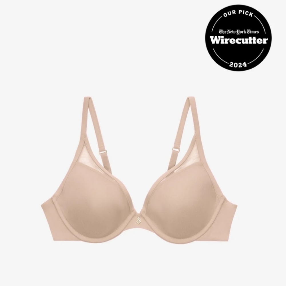 Thirdlove 24/7 ClassicUplift Plunge Bra in Mocha 32F